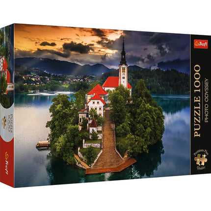 Puzzle 1000 pièces pour adultes du lac de Bled, Slovénie