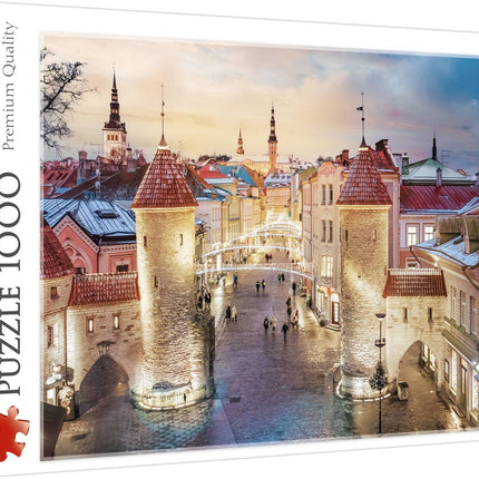 Puzzle TREFL de 1000 pièces de la rue Viru de Tallinn