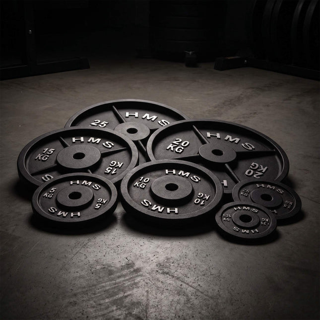 10 Kg Cast Iron Weight Plate, 31 mm Hole, Black