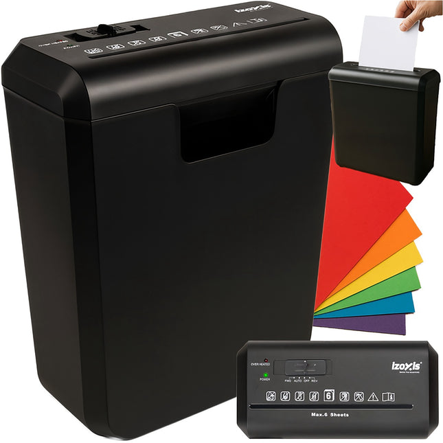 Destructeur de documents automatique de 10 litres, sécurité P-2
