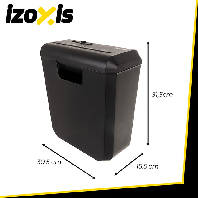Destructeur de documents automatique de 10 litres, sécurité P-2
