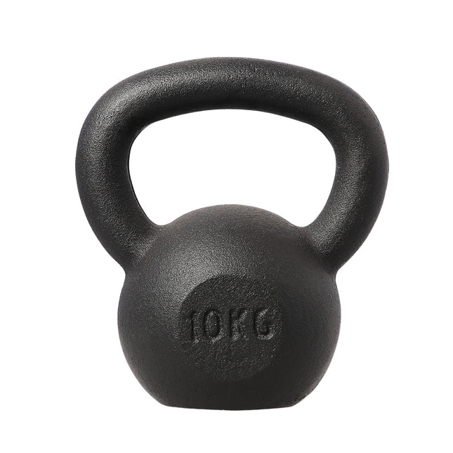 10 kg Kettlebell aus Gusseisen für Krafttraining