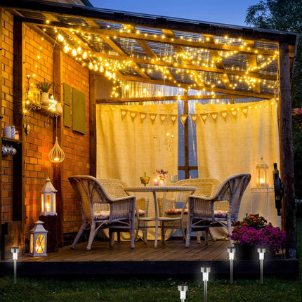 Pack de 10 lampes solaires