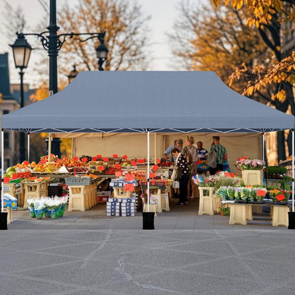 Tente pliante 10x20, hauteur réglable, sac de transport inclus