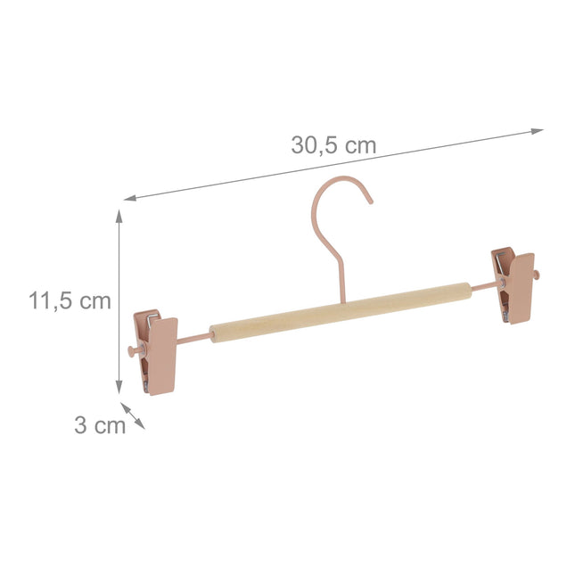 Lot de 10 cintres pour pantalons