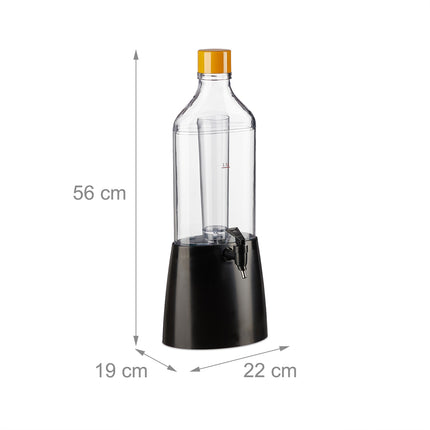 1,1 Liter Getränkebehälter mit Zapfhahn