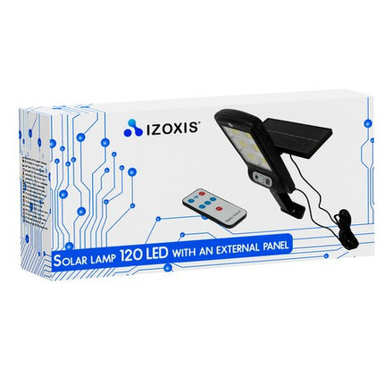 120 LED Solarlampe mit Izoxis Außenpanel 