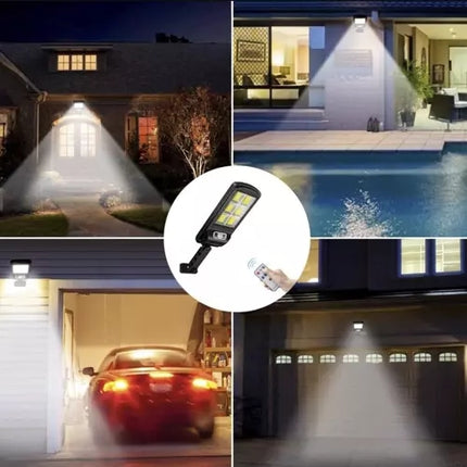 120 LED Solarlampe mit Izoxis Außenpanel 