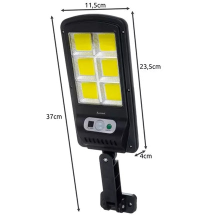 120 LED Solarlampe mit Izoxis Außenpanel 
