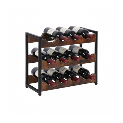 Casier à vin industriel 12 bouteilles pour cuisine ou bar