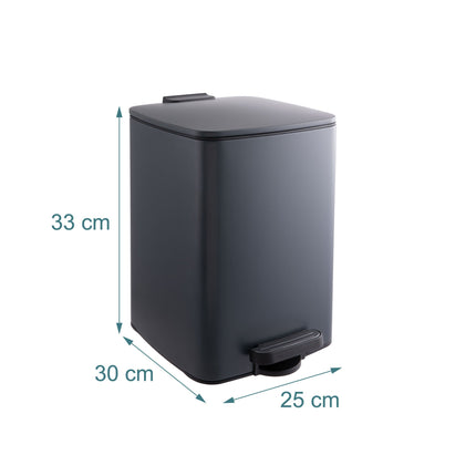 12-Liter-Tretmülleimer für die Küche mit Soft-Close-Deckel