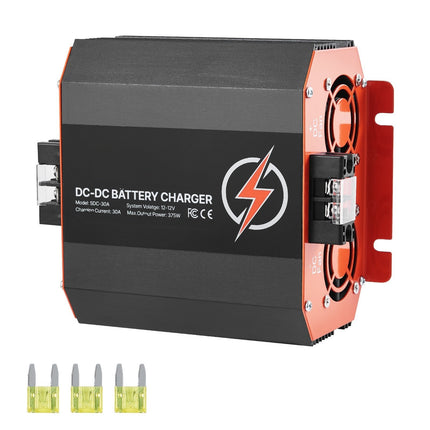 12V DC-to-DC Battery Charger 30A 375W, Multi-Stage