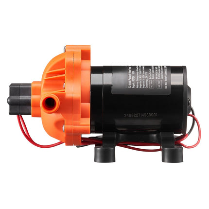 12V Diaphragm Water Pump with Pressure Switch, 1.8 GPM, 60 PSI