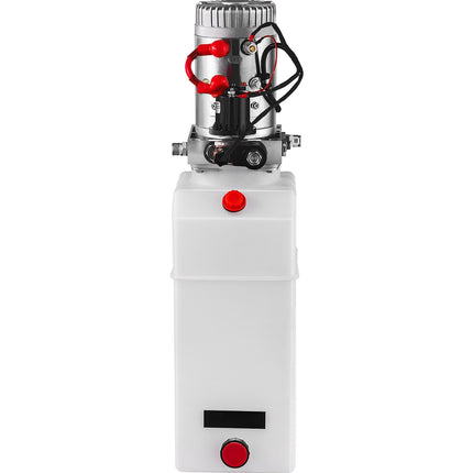12V Hydraulic Power Unit, Single-Acting, 8-Quart Tank
