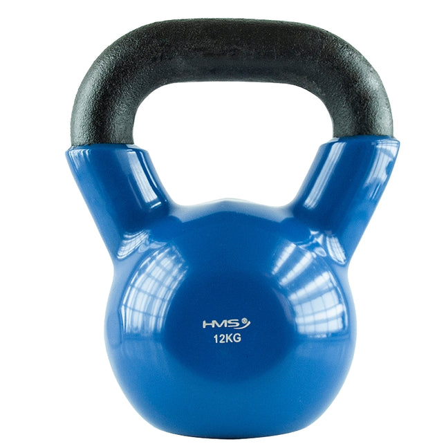 12 kg Gusseisen Kettlebell – Blau