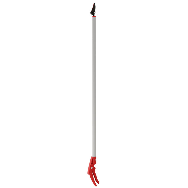 Cisaille à arbre de 1,2 m, sécateur pour la coupe, coupe-jardin avec manche en aluminium, sécateur de jardin à long manche, rouge