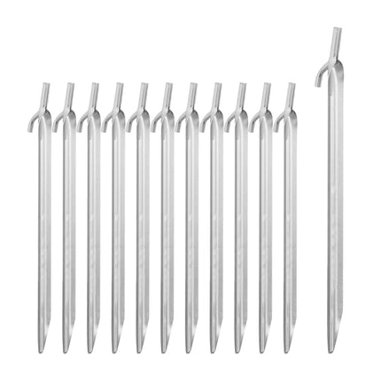 Lot de 12 piquets de tente