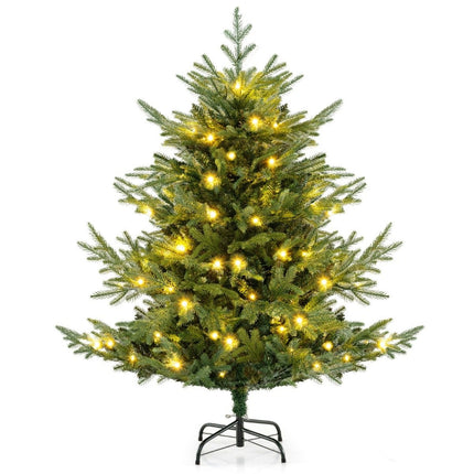 135 cm künstlicher Weihnachtsbaum mit 160 LED-Leuchten