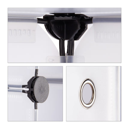 14-Compartment Plug-In Wardrobe System