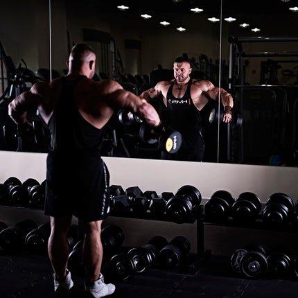 Haltère en caoutchouc de 14 kg - Équipement de gym à domicile