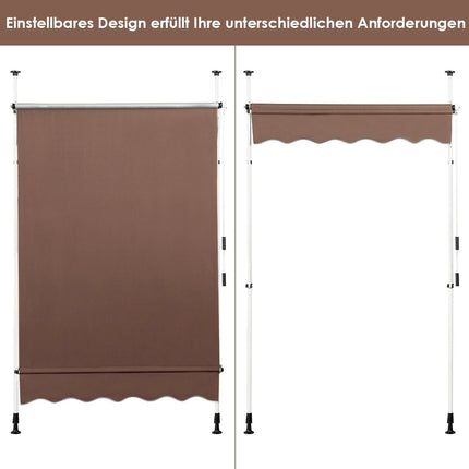 Store de balcon réglable et résistant aux UV de 150 cm