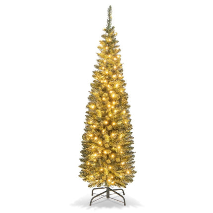Sapin de Noël artificiel de 150 cm avec 150 LED, vert