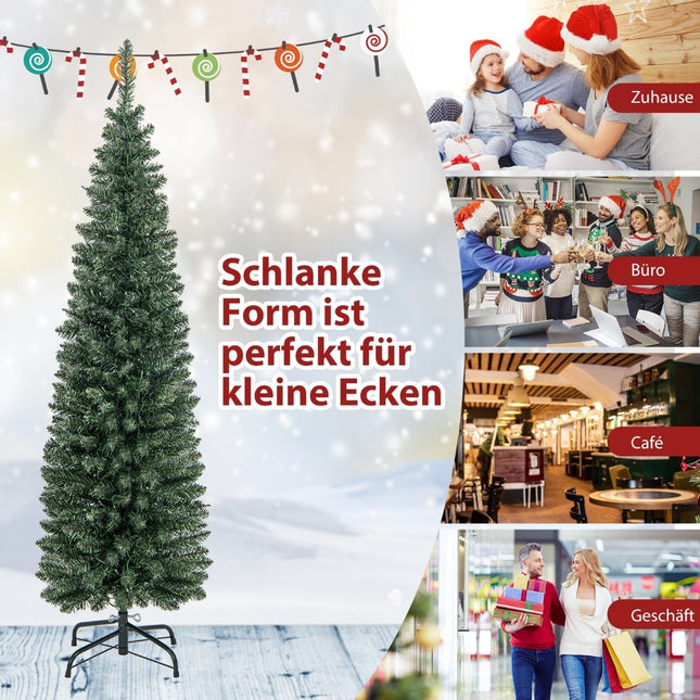 Sapin de Noël artificiel de 150 cm avec 150 LED, vert