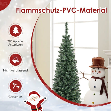 Sapin de Noël artificiel de 150 cm avec 150 LED, vert