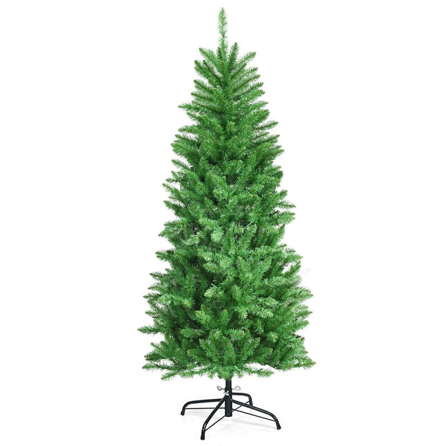 Sapin de Noël artificiel lumineux de 150 cm de haut avec des lumières vertes blanc chaud