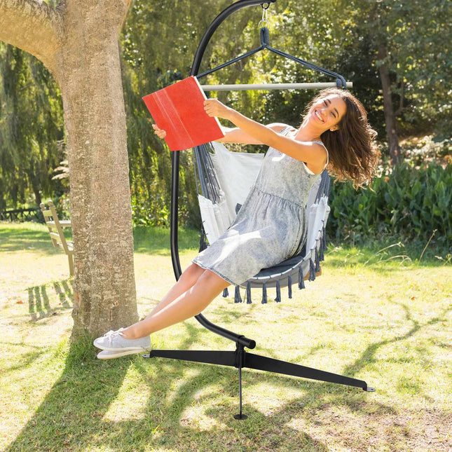 150 kg cadre de chaise suspendue cadre de chaise suspendue XXL 207 cm support de siège suspendu