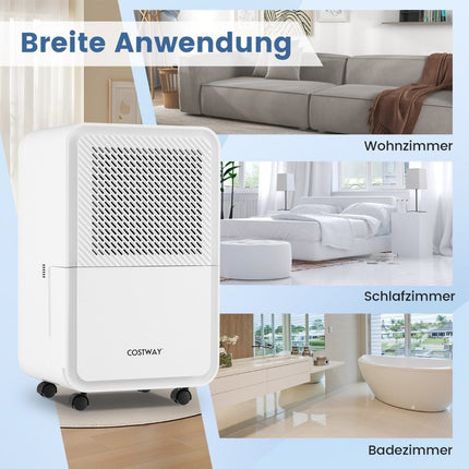 15L Haushaltsluftentfeuchter – 4 Modi, 24-Stunden-Timer, Leiser Betrieb
