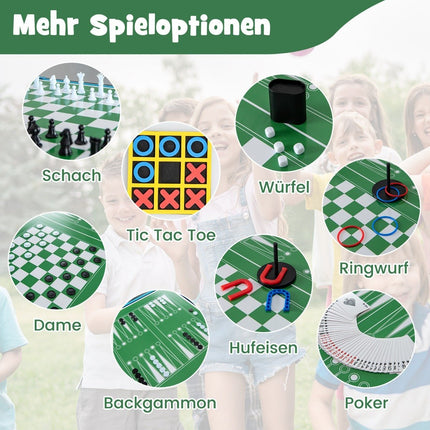 Ensemble de table multi-jeux 15 en 1 avec baby-foot, billard et hockey