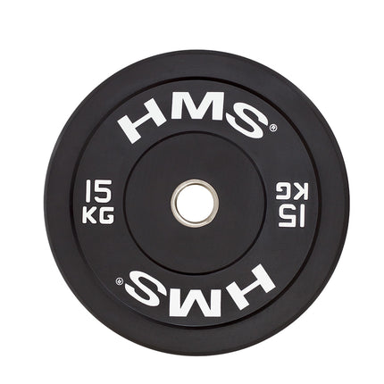 15 kg schwarze olympische Bumper Plate