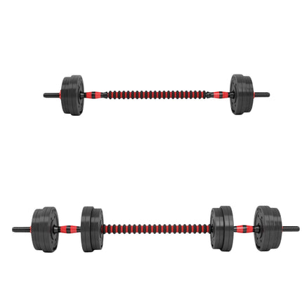 Ensemble d'haltères et de barres composites de 15 kg