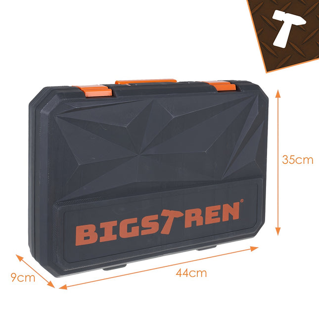 Coffret d'outils de 168 pièces avec mallette - clés, douilles, embouts