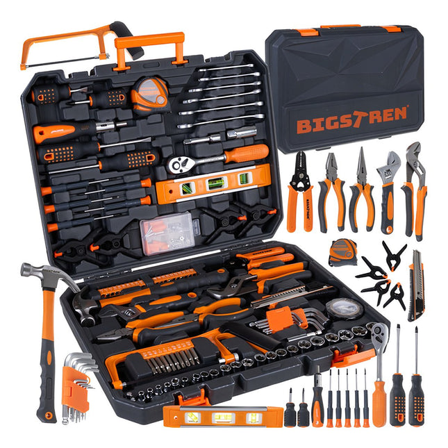 Coffret d'outils de 168 pièces avec mallette - clés, douilles, embouts