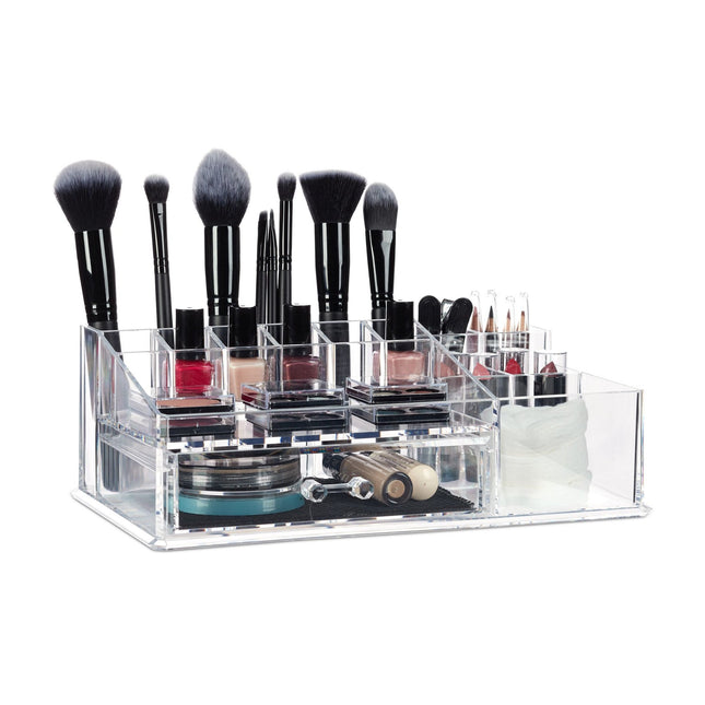 Organisateur de maquillage à 16 compartiments