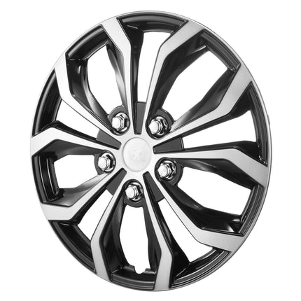 16 Inch Snap-On Hubcaps Set of 4, ABS-PC, Steel Wheels