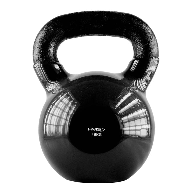 16 kg Gusseisen-Kugelhantel – Schwarz