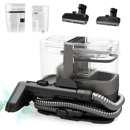 Nettoyeur de tissus d'ameublement 1800 W avec vapeur et 4 modes de nettoyage