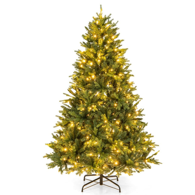 Sapin de Noël artificiel de 180 cm avec 350 lumières LED