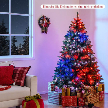 Sapin de Noël artificiel de 180 cm avec 370 lumières RGB