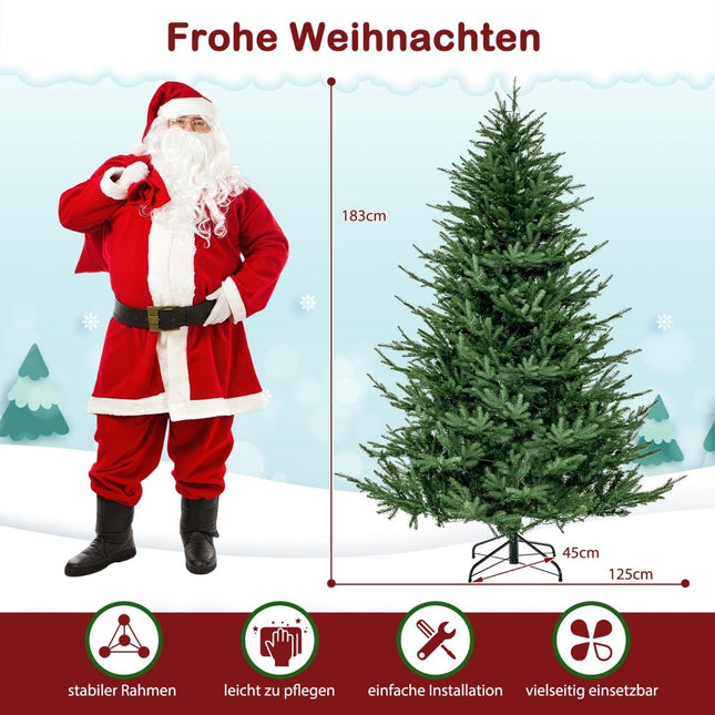 Sapin de Noël artificiel de 183 cm avec 280 lumières LED