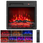 Foyer électrique encastrable de 45,7 cm (18 po), 750 W/1500 W, télécommande