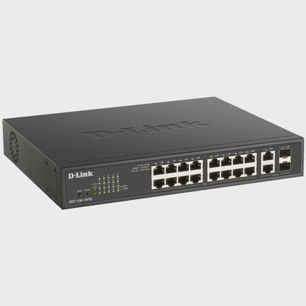 18-Port Smart Gigabit Switch mit PoE, 130W PoE-Budget