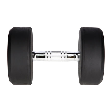Haltère en caoutchouc de 18 kg - Équipement de gym à domicile