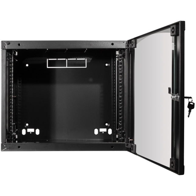 19" Wall cabinet/server cabinet U15 540 x 450 x 725 mm Unassembled Black