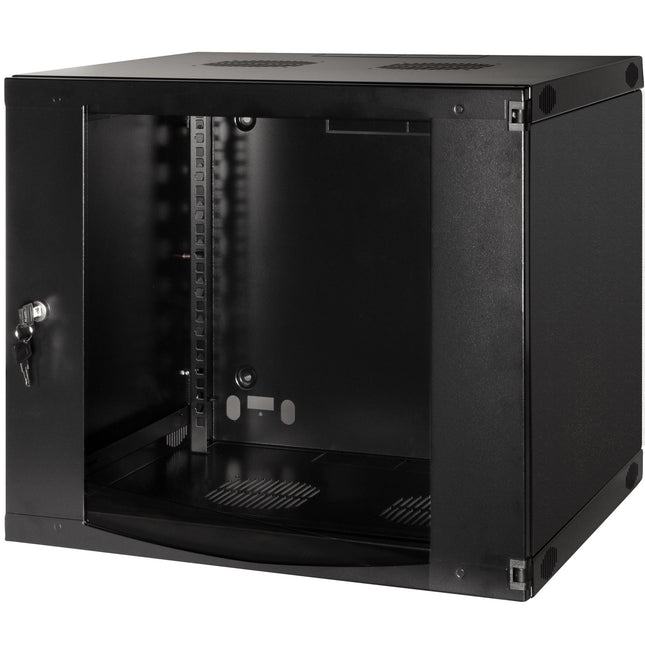 19" Wall cabinet/server cabinet U9 540 x 450 x 460 mm Unassembled Black