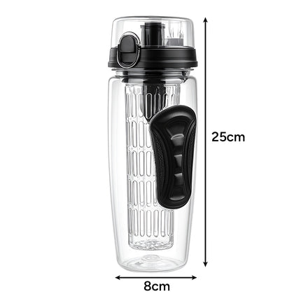 Bouteille d'eau de 1 L avec récipient