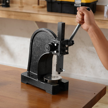 1 Ton Manual Arbor Press, Cast Iron, 150 mm Stroke